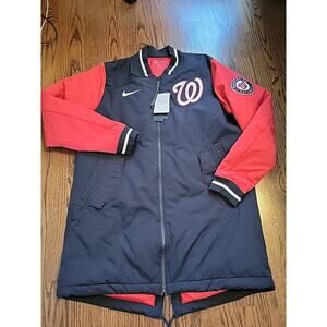 Nike Dugout Washington Nationals Full Zip Repel Jacket Mens Medium MSRP $220 NWT